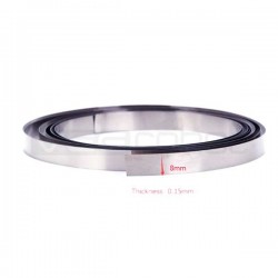 Nickel Strips for Battery Spot Welding - 0.15 x 8mm - 10cm