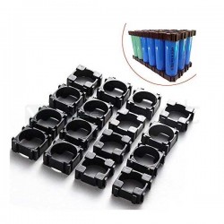 Cylindrical Single Battery Holder for 18650 Lithium Ion Cell - 6 Pieces Cylindrical Single Battery Holder for 18650 Lithium Ion Cell - 6 Pieces