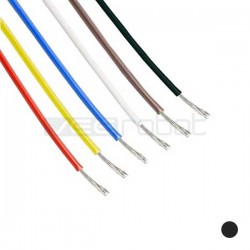28 AWG Electric Hook-Up Multistrand wire - Black - 1 Meter 28 AWG Electric Hook-Up Multistrand wire - Black - 1 Meter