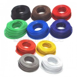 28 AWG Electric Hook-Up Multistrand wire - Red - 1 Meter