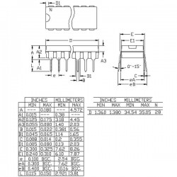 Logic IC - 7483 4 Bit Binary Full Adder IC - 74LS83