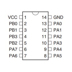 ATTINY84A-SSF - 8-bit Microcontroller - SOIC