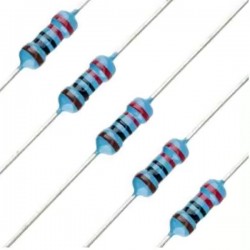 100Ohm Resistor [100 Ω 1/4W], 1/4 Watt Metal Film(Pack of 10)