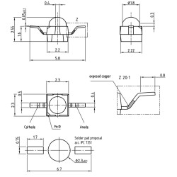 VEMD2023X01 - Silicon PIN Photodiode 750-1050nm 35 deg
