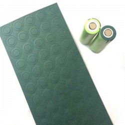 Barley Green Insulation Gasket Paper for Li-ion Battery - 1x5 - With Hole