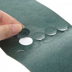 Barley Green Insulation Gasket Paper for Li-ion Battery - 1x5 - With Hole