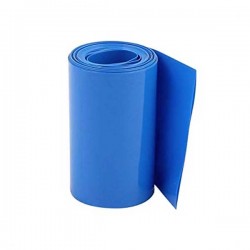 Battery PVC Heat Shrink for Lithium Battery Insulation - Blue - 80mm - 10"