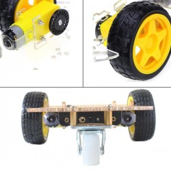 Two Wheel Drive - 2WD Acrylic Robot Chassis Set Two Wheel Drive - 2WD Acrylic Robot Chassis Set