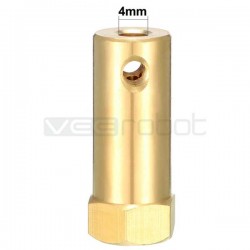4mm Hex coupling for Robot Wheel - Length 30mm 4mm Hex coupling for Robot Wheel - Length 30mm